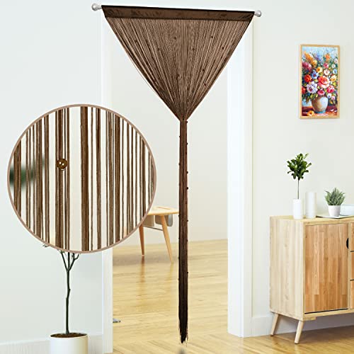 image for YaoYue Beaded Curtain Door String Curtains for Doorways Tassels Beads 