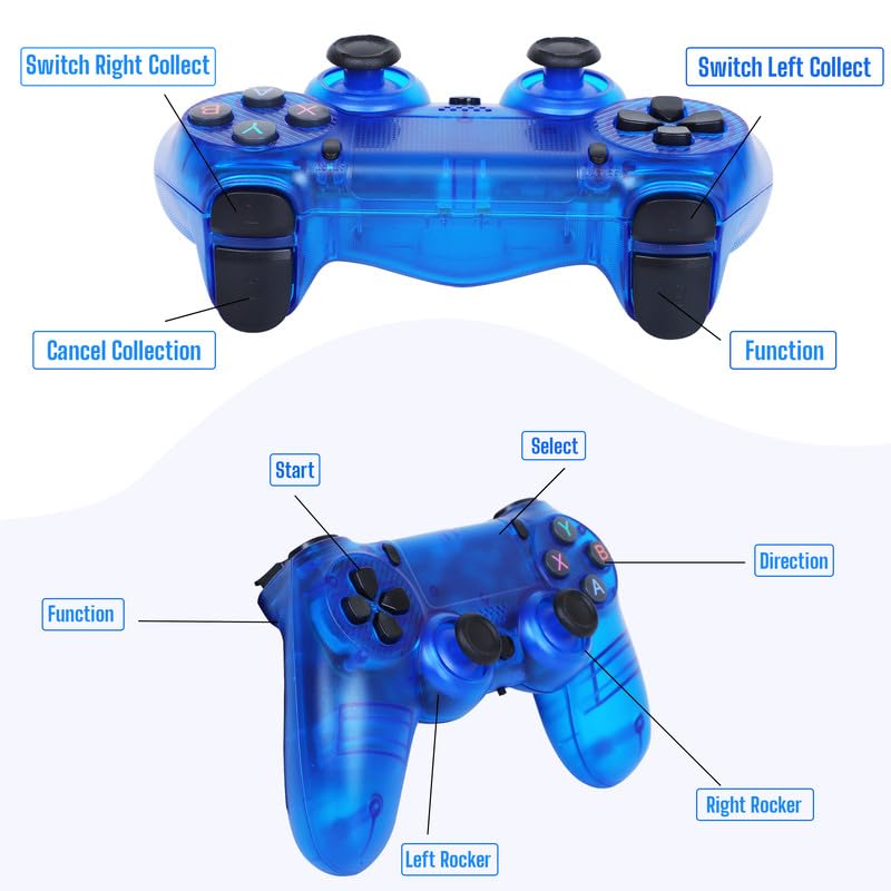 DXP GS5 4K Mini Game Stick | Plug & Play TV Console | Dual 2.4G Controllers | 10,000+ Preloaded Retro Games | Compact Home Gaming System 2
