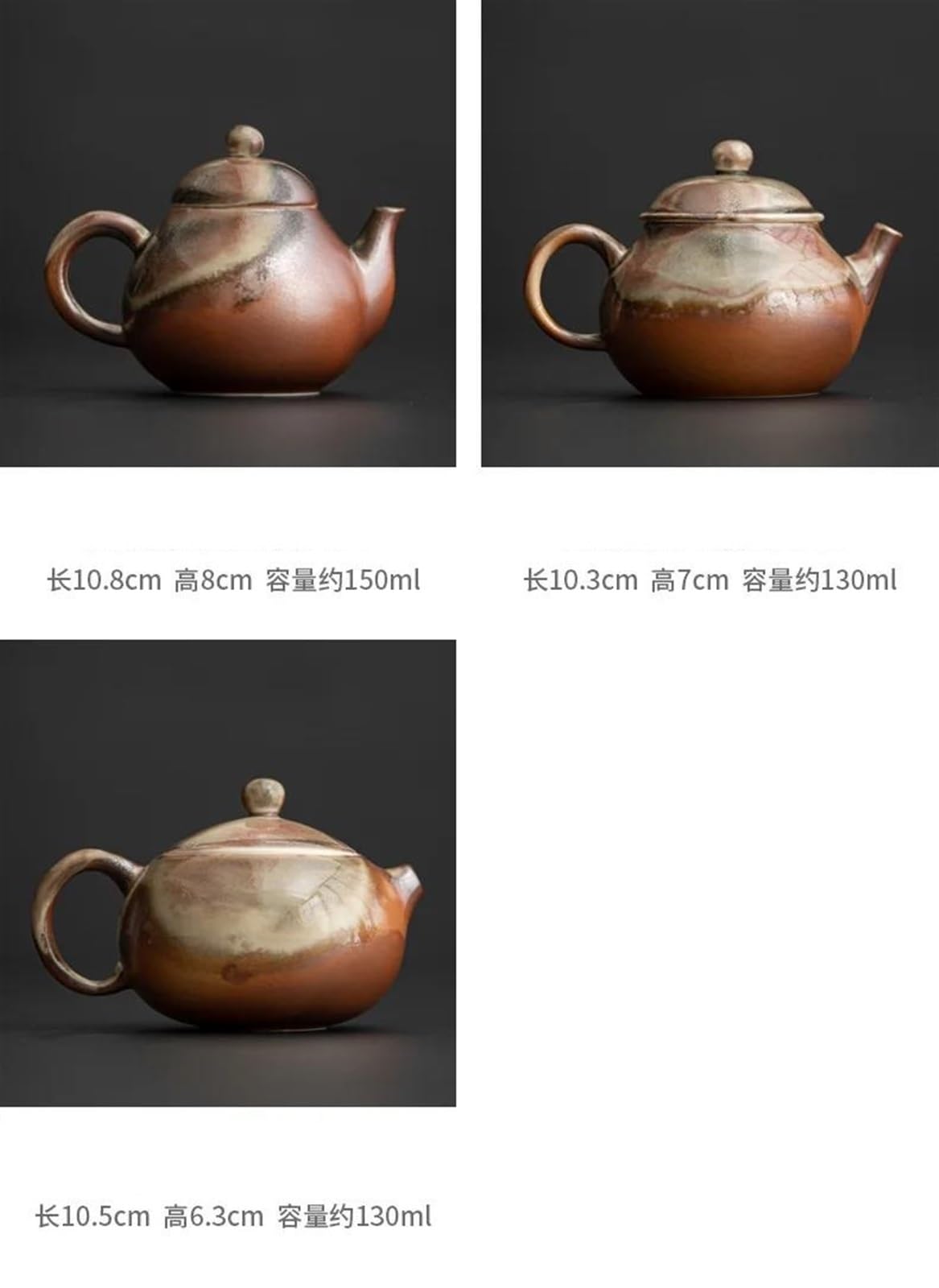 Zestaw Do Herbaty Chiński Kung Fu Zestaw Do Herbaty Retro Ceramiczny Czajnik Z Glazurą Drewnianą Do Pieca Do Herbaty, Zmiana Pieca, Trzymanie Dzbanka, Czajnik Z Otw