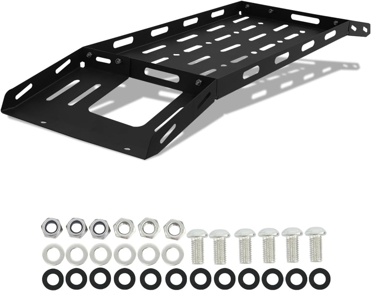 Rear Trunk Cargo Rack Basket Tray Interior Storage Luggage Carrier for 2007-2024 Jeep Wrangler JK JL Unlimited 4-Door Hardtops - Image 4