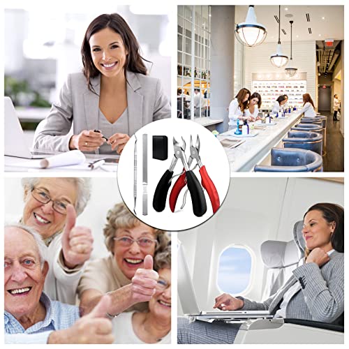 Toenail Clippers, Heavy Duty Nail Clippers for Thick Nails or Ingrown Toenail, Toe Nail Clippers with Easy Grip Rubber Handle for Men Seniors, Sharp Professional Stainless Steel Toenail Trimmer Nipper - Image 8