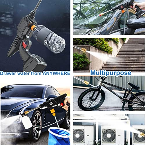 image for fohoa Portable Cordless Pressure Washer with Rechargeable Battery Hand