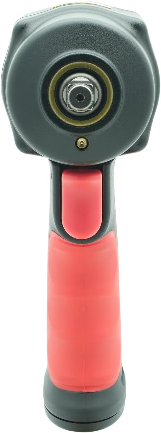 BESWELL-3/8" Stubby Size Twin Hammer 600 ft-lbs Real Max Loosen Torque Air Impact Wrench-BW-112F3N-TW-38