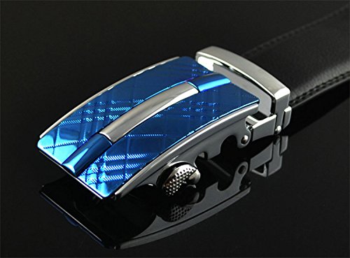 X XHtang Cintura a cricchetto regolabile in pelle