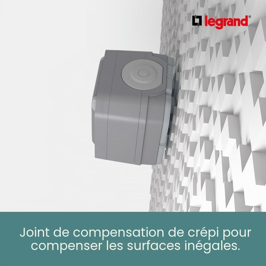 LEGRAND 069708L PL-MBL SUP TOMA 2P+T 16A VE an Hardware, Autres outils, Multicolore