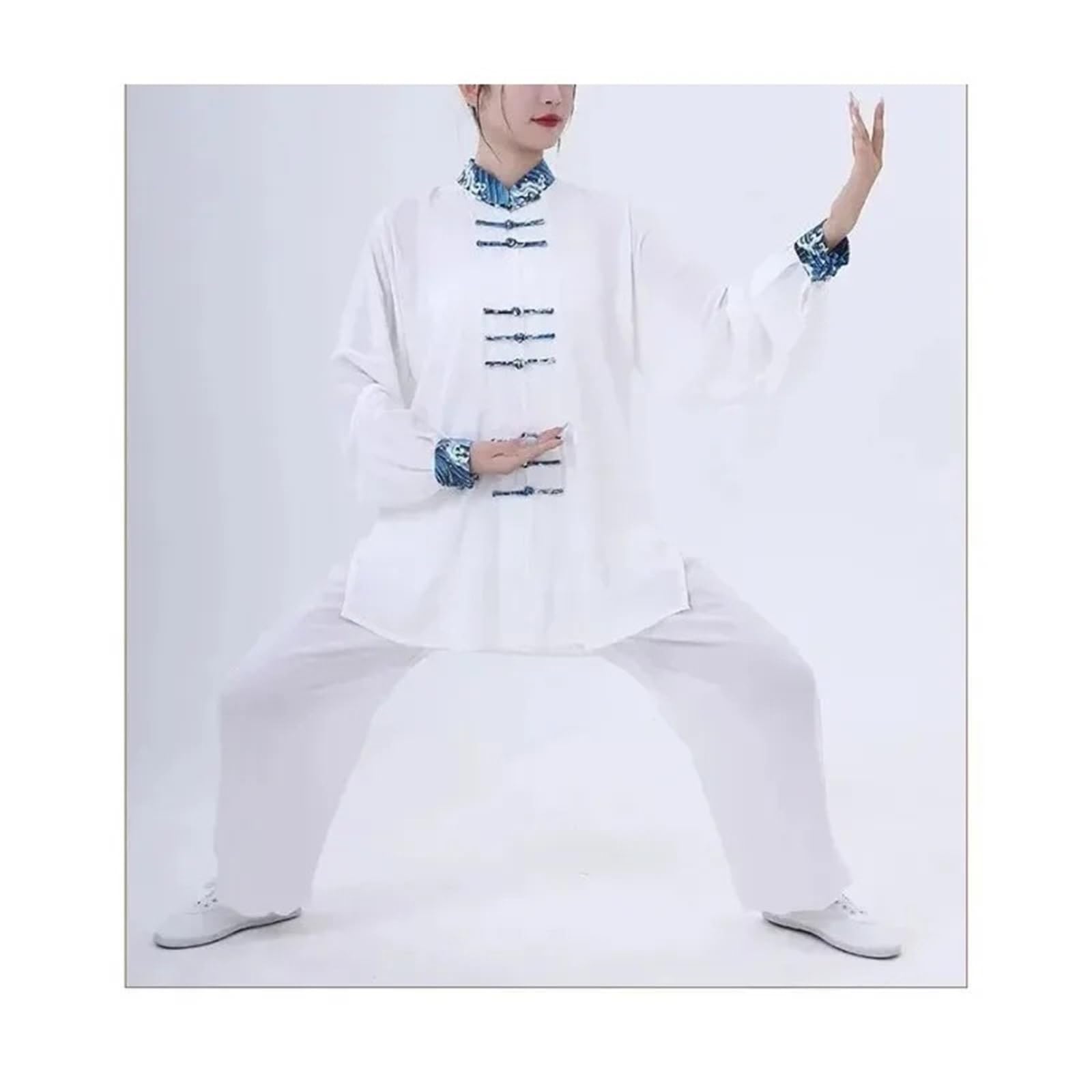 Trajes de Tai Chi Ropa Tradicional Hombres Mujeres Adultos Tai Chi Uniforme de kungfú Ropa práctica actuación artística Informal Wushu