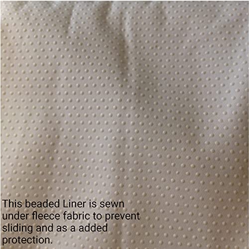 Auto Console Covers Seat Cover Bottoms (Pair)-Fits The Toyota 4-Runner 2014-2022, Water-Resistant, Non-Slip Material Sewn Under Our Protective And Durable Fleece Fabric-Black #TOP5