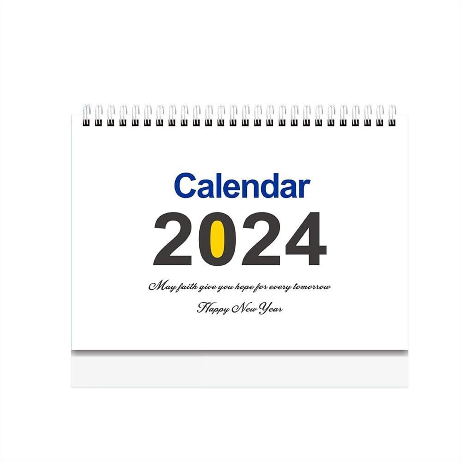 Calendario 2024 Calendario da Tavolo 2024 Calendario Annuale da 12 Mesi Calendario da Tavolo/da Parete per Notebook Calendario da Scrivania (Color : 2pcs)