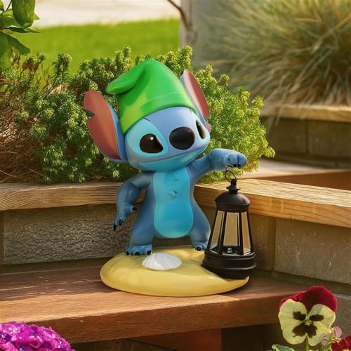 Paladone Stitch Gnome Solar Light, Officially Licensed Disney Product