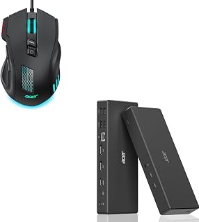 acer Wired Gaming Mouse Bundle with 11-in-1 Docking Station