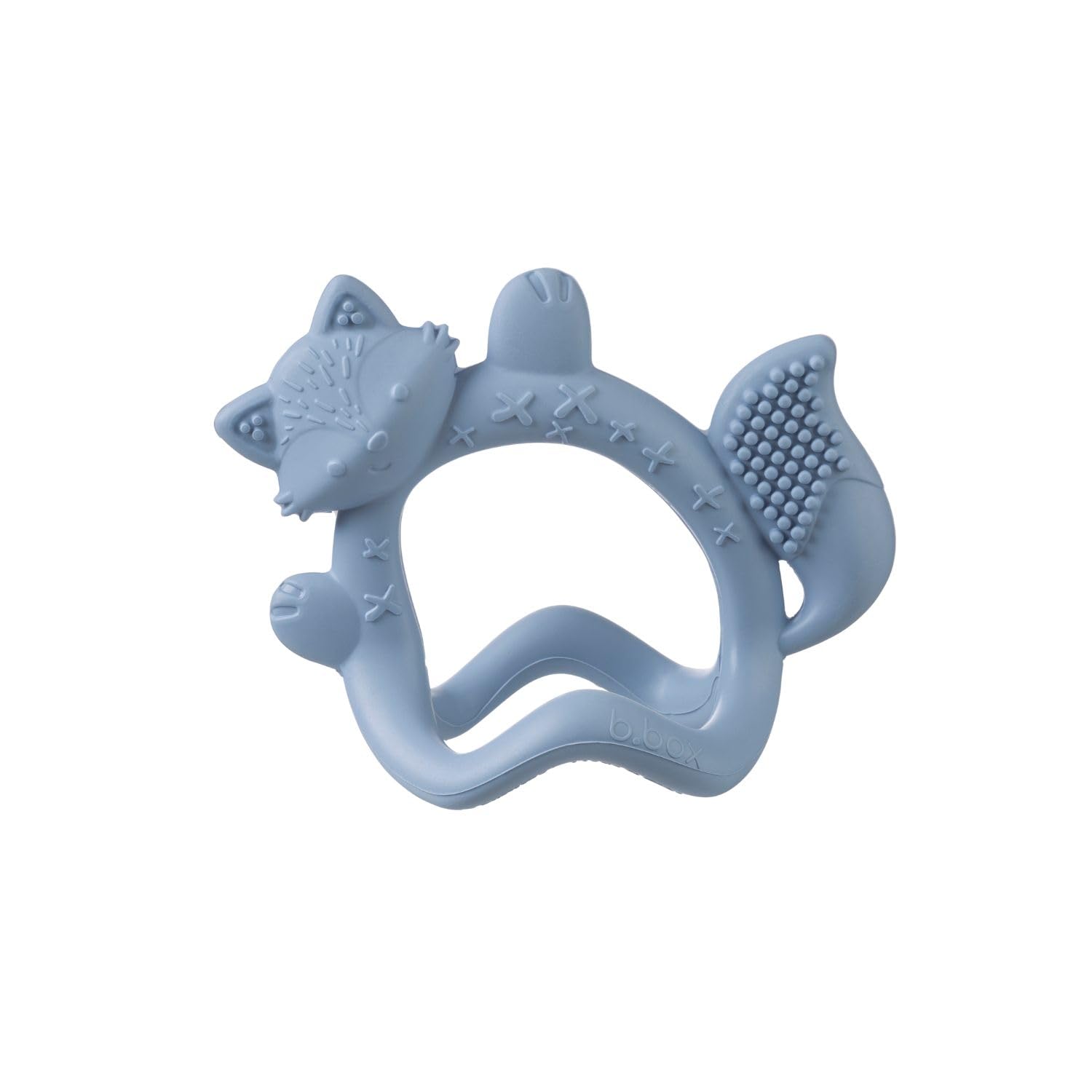 b.Box Silicone Teether for Babies - Wrist Wearable Baby Teether, Non-Toxic, BPA-Free | Massages Sore Gums | Easy Grip & Lightweight - Blue (Pack of 1)-image-7
