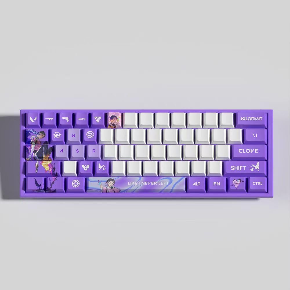 Valorant - Tapas de teclado (29) Teclas mecánicas para juegos de PC, teclado numérico, teclas personalizadas grabadas con láser con cualquier teclado mecánico (amor)