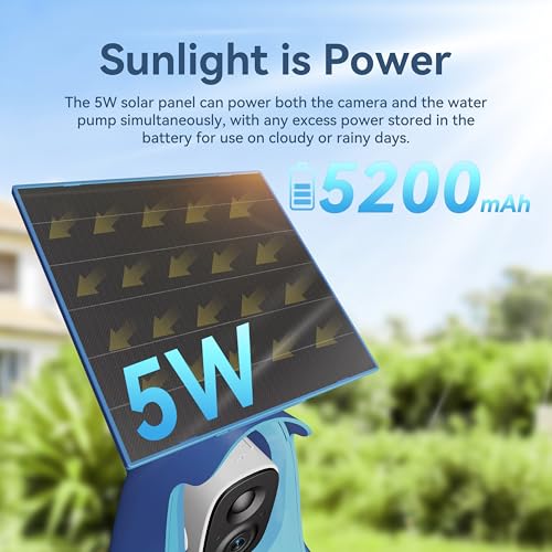 LongPlus Solar Bird Bath with 2K Camera, Smart Birdhouse Fountain Outdoor by LongPlus - Image 3