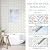 Dimoon 17.3''x78.7'' Peel and Stick Wallpaper Floral Boho Contact Paper Cute Vintage Village Wallpaper Farmhouse White Blue Renter Friendly Geometry Grid Waterproof Embossed Kitchen Bedroom Vinyl