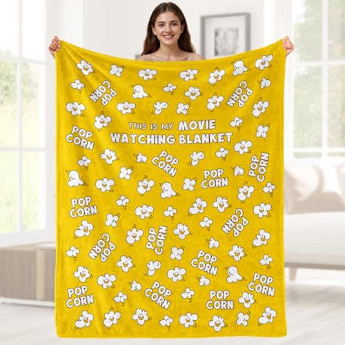 Aimego Popcorn Blanket for Movie Lovers 50x60 Inch