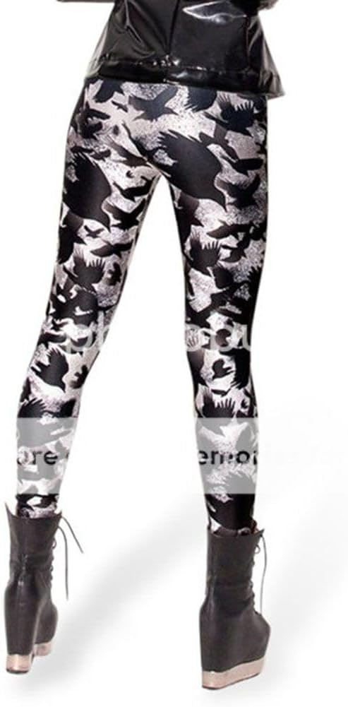 Sister Amy® Women's Digital Pattern Printed Ankle Elastic Tights Legging - Image 4