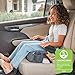 Chicco GoFit ClearTex Plus Backless Booster Car Seat, Latch Attachment, Quick-Release Latch Removal, Portable Car Booster Seat for Children at Least 4 Years Old and 40-110 lbs | Confetti/Black