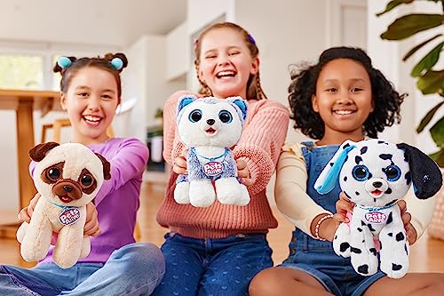 Pets Alive Pooping Puppies von ZURU, Dalmatiner, echter Haustier-Hundewelpe, Spiel-Kuscheltier, entwicklungsfördernder Plüsch