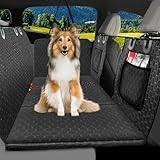 ESCRODOI Capa Protetora Carro Pet Impermeável, 6 em 1 Capa Protetora Banco Traseiro Pet, Fundo Duro, Resistente Ao Desgaste, Antiderrapante, Tamanho Universal