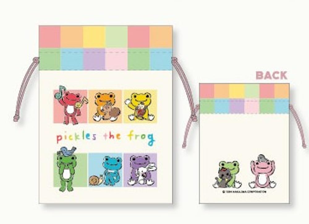 ピクルス樣專用 Amazon｜マリモクラフト かえるのピクルス 豆巾着 虹色 W9×H12cm