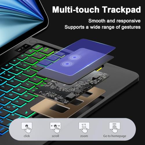 Image of Magic Keyboard Case for iPad Air 13 (M3 /M2)&iPad Pro 12.9 (6th /5th /4th /3rd)