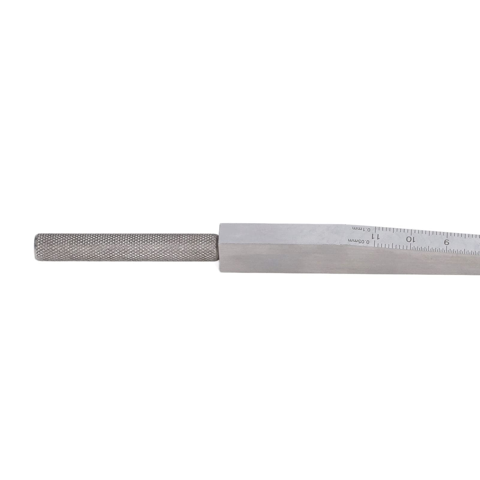 Calibro conico 0,5-11 mm in acciaio inox conico saldatura calibro pollici e metrico Feeler, calibro conico saldatura cuneiforme Feeler acciaio inossidabile strumento di misura del foro 2 scala 0,5-11