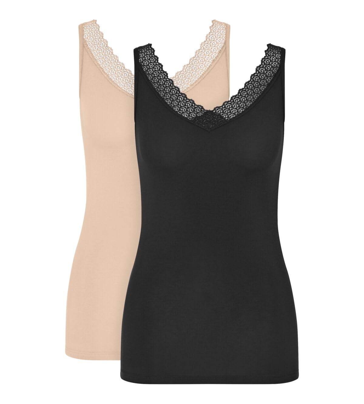 Triumph Feel of Modal Tank Top C2p koszulka damska (2 sztuki), Black Combination, S