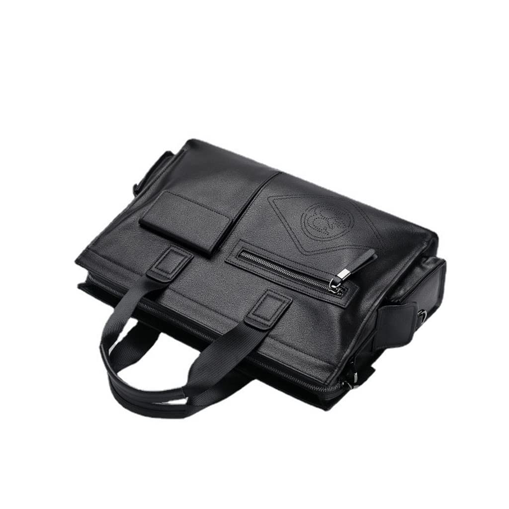 Męska torba skórzana torebka skóra bydlęca torba na komputer 15,6 cala biznesowa duża pojemność teczka torba crossbody