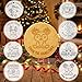 2025 All-in-One Personalized Holiday Baking Kit – Custom Family Name Cookie Stamp & Matching Cutters Set | Precision-Carved 3D Designs for Cookies, Pies & More