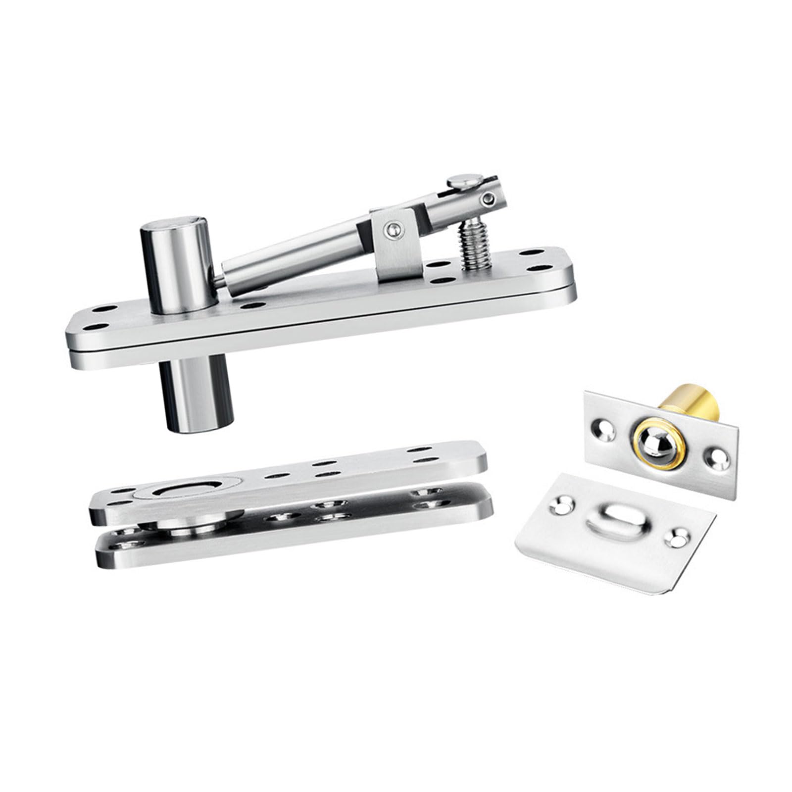 Door Pivots Hinges Heavy Duty Wood Door Hinges 360 Degree Shafts Stainless Steel Pivots Hinge Easy to Installation Heavy Duty Hinge