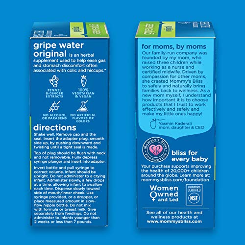 Mommy'S Bliss Gripe Water & Baby Gas Relief Drops Combo Pack, Relieves Gas, Colic thumb #4