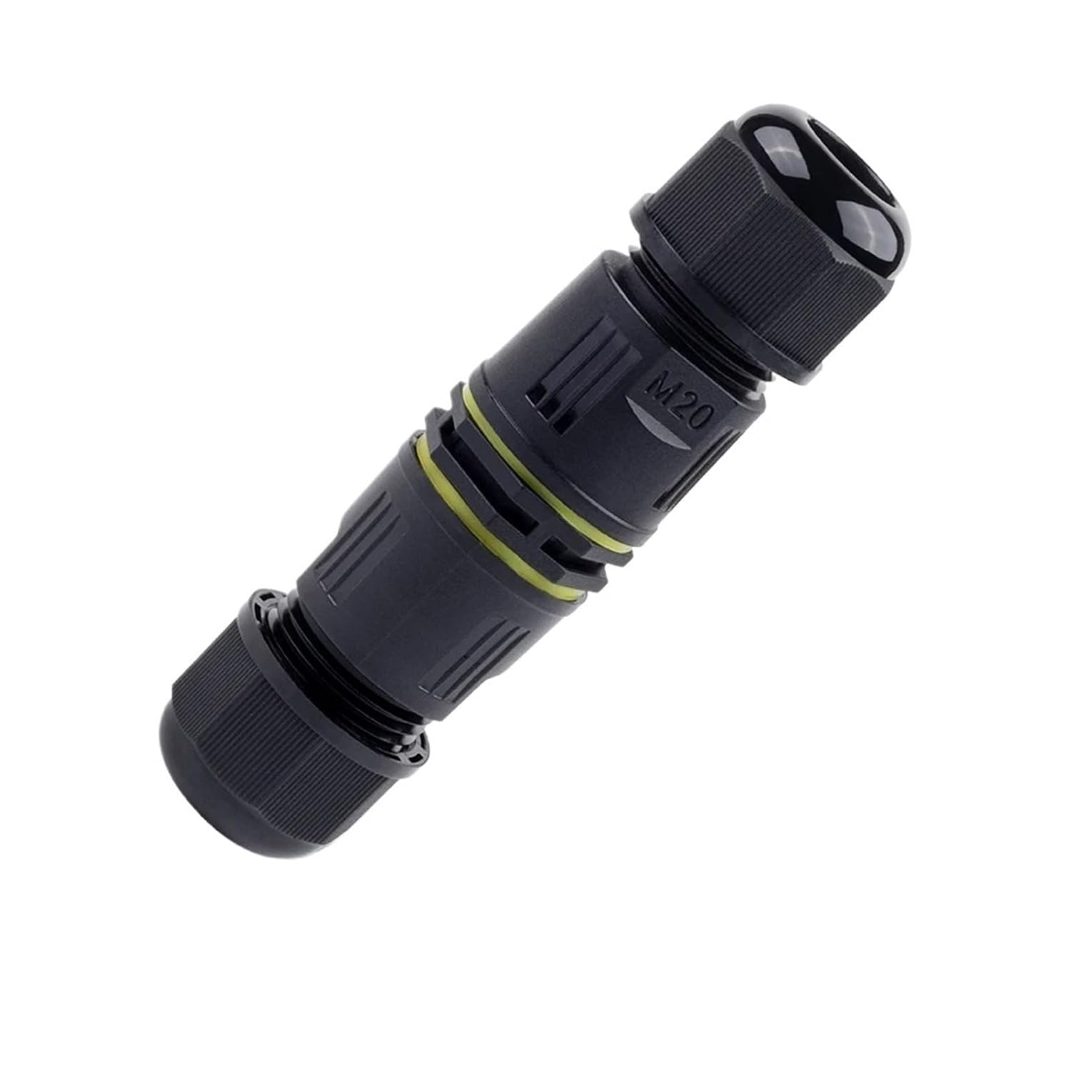 M20 Connector 2/3/4 Pin Screw Crimping Wiring Electrical Cable Wire Terminal Sealed Connectors 1Pcs(M20 4P 9-12mm)