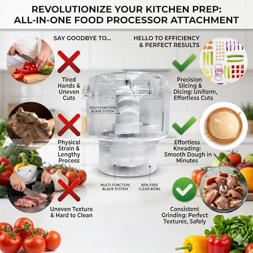 Image of 4-in-1 Multi-Function Blender | 1200W Power,1.5L Large Capacity | Ice Crusher Mixer Grinder Juicer, Bullet Food Processor | Meat Chopper Citrus Extractor | Heavy Duty Kitchen Appliance