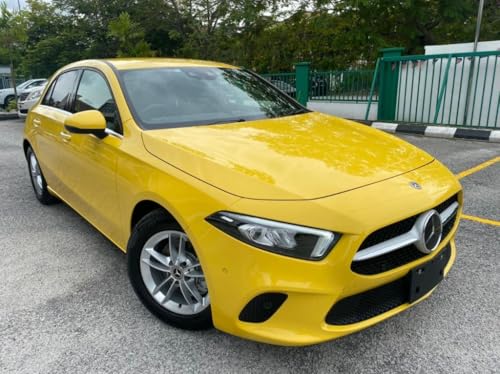 Image of HOME13 Yellow Vinyl Shine Car Wrap Sheet Sticker and Decal Roll Film Sticker Decal (12 x 36, Yellow Glossy Wrap)