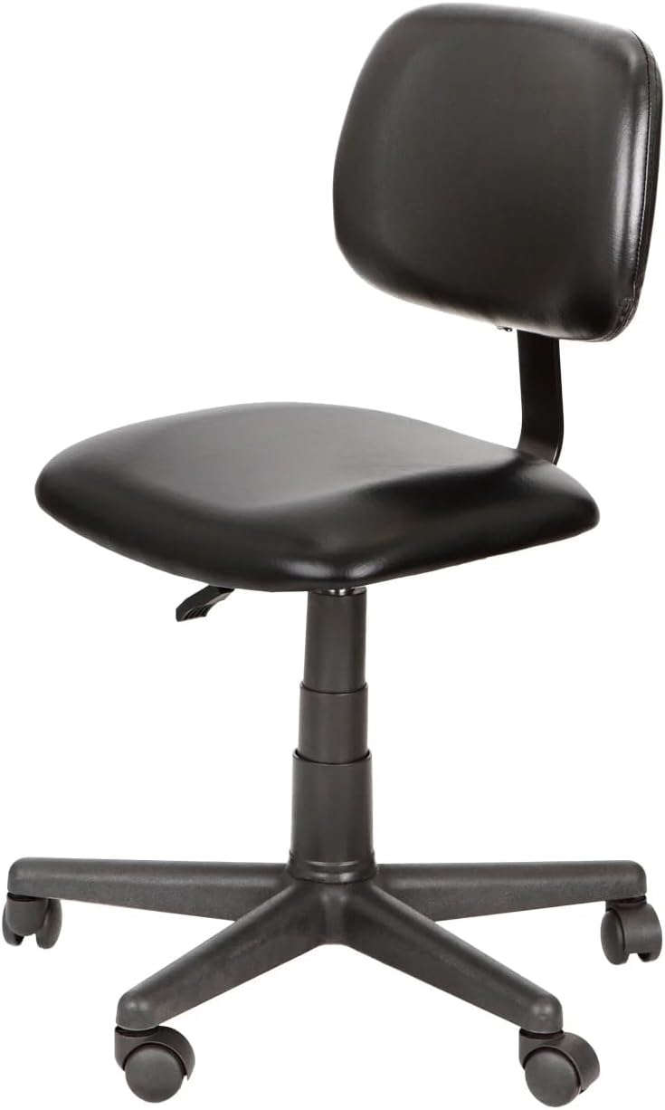 Buy-Rite Susie Fully Adjustable Multi-Purpose Technician Stool for Professional Salons & Spas, Anti-Fatigue, 5-Prong Durable Sturdy Base on Casters, SY-7903-1