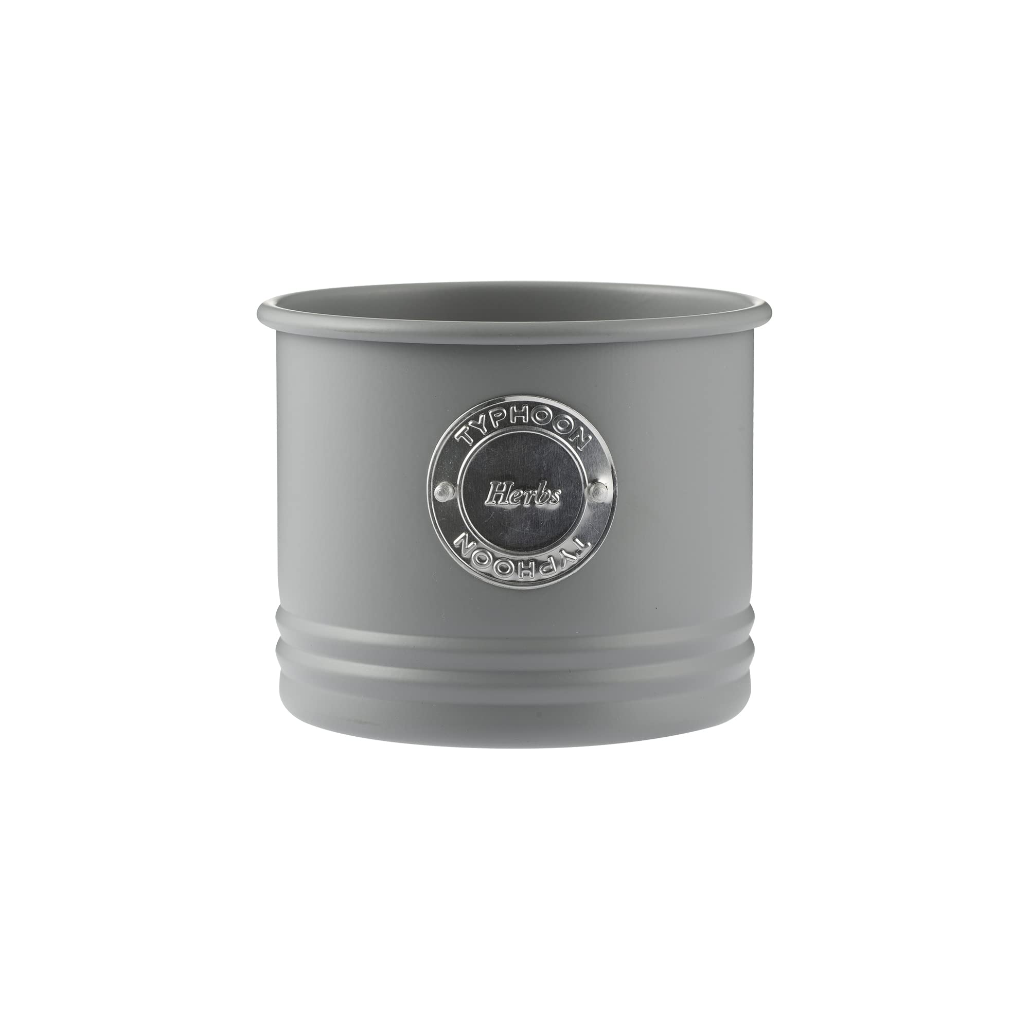 Typhoon Living Grey 11cm Herb Flower Planter