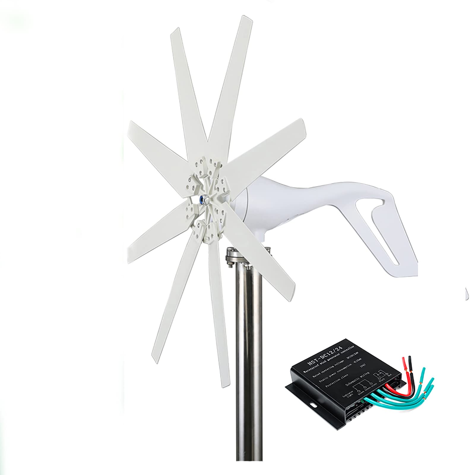 Amazon.co.jp: HENGJINGTR 14000W マグレブ垂直軸風力発電タービン