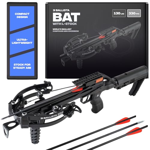 BALLISTA BAT Compound Crossbow 300 fps, 130 lbs, 3.2 lbs