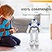 YOEGO Remote Control Robot, Gesture Control Robot Toy for Kids, Smart Robot with Learning Music Programmable Walking Dancing Singing, Rechargeable Gesture Sensing Rc Robot Kit (Blue)
