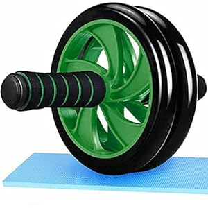 Ab Roller Wheel, Abs Workout Equipment for Abdominal & Core Strength Training, Exercise Wheels for Home & gym, Ab Machine with Knee Pad Accessories