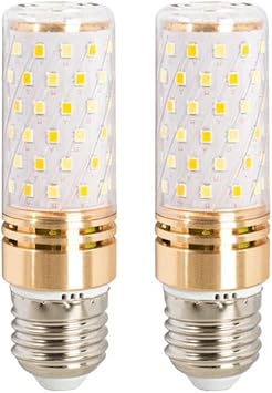 2/10-Pack E14/E27 Corn LED Bulb 9W Cool White 6500K, E27 Screw Bulb 700LM, Tricolor Dimming Corn Bulbs E27 for Houseld Warehouse Garden Lighting No Flicker, AC 100V-265V