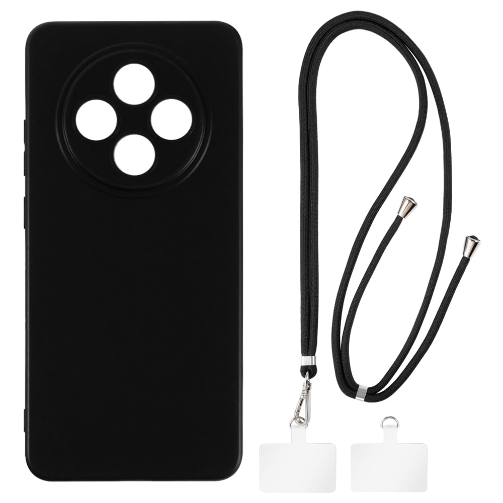 Custodia Per Oppo Reno 12F 5G Con Tracolla E Cordini - Protezione Mecha Con Anello E Cavalletto