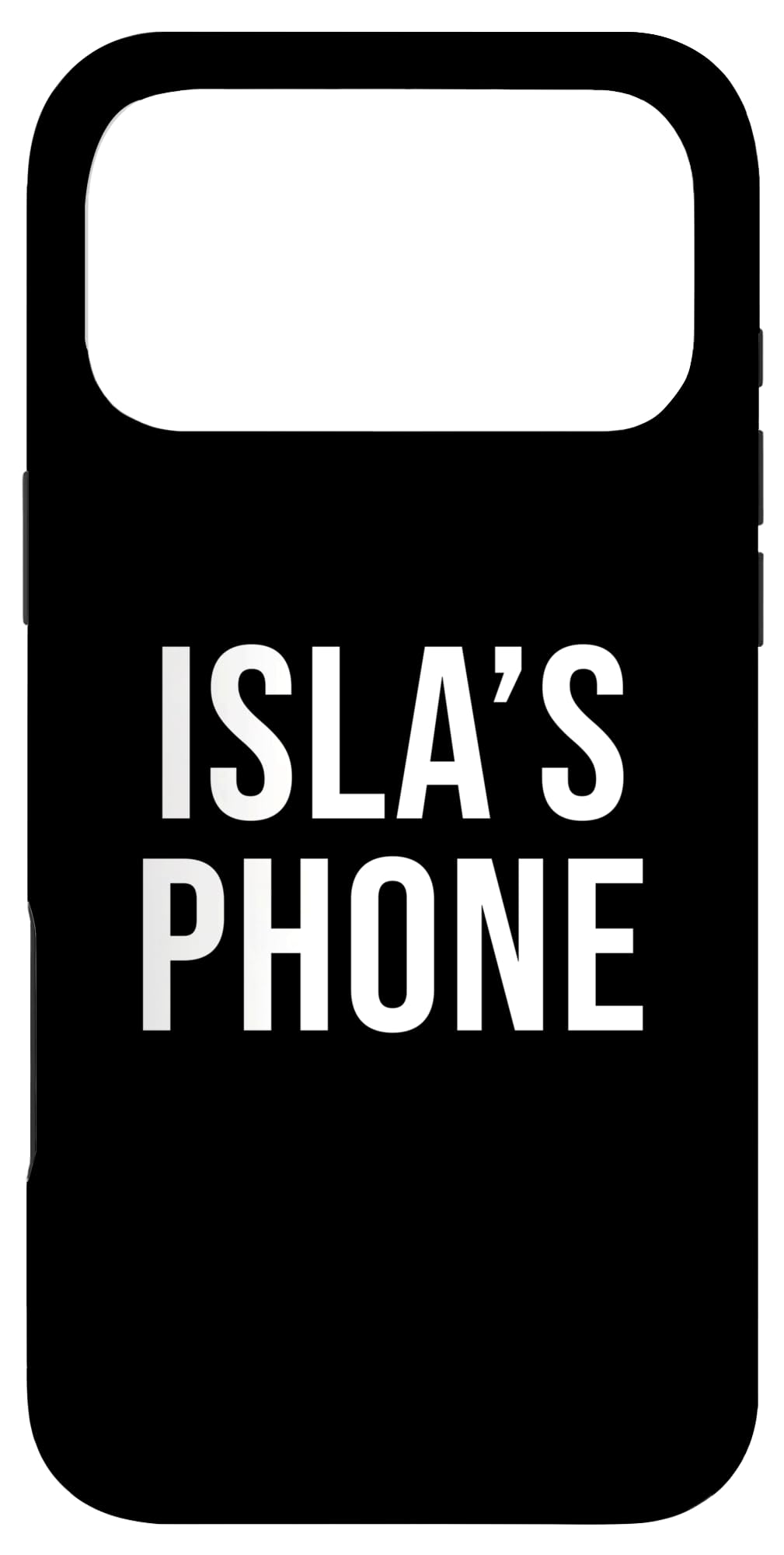 Amazon.com: Isla's Phone Black White Name Isla Case for iPhone 17