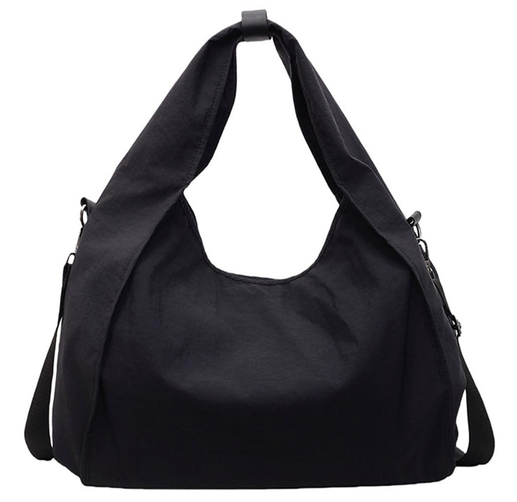 Nylon Shoulder Crossbody Bag for Women Large Capacity Tote Handbag Casual Travel Purses