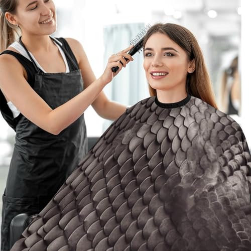 Capa Clásica de Piel de Serpiente para Barbería Unisex miniatura 5