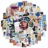 100pcs Tayloris Music Sticker for Adult, Female Pop Singer Ablum Stickers, Waterproof Vinyl Sticker for Water Bottle,Phone Hard Hat，Skateboard Scrapbooking Gifts for Kids/Adults