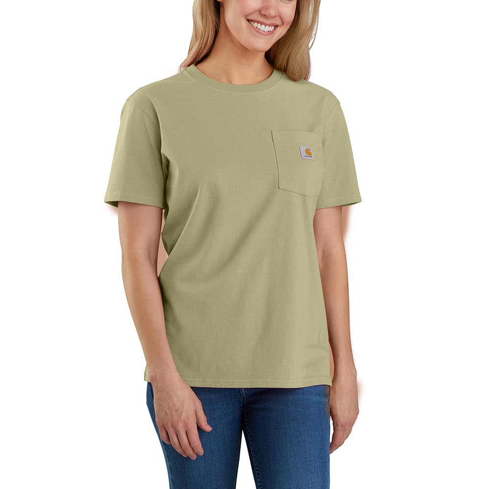 Carhartt Women's Iconic WK87 Pocket T-Shirt Closeout
