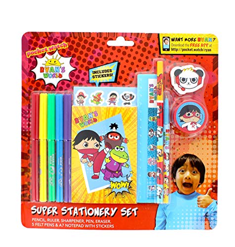 Juego de papelería Super World de Ryan Cover