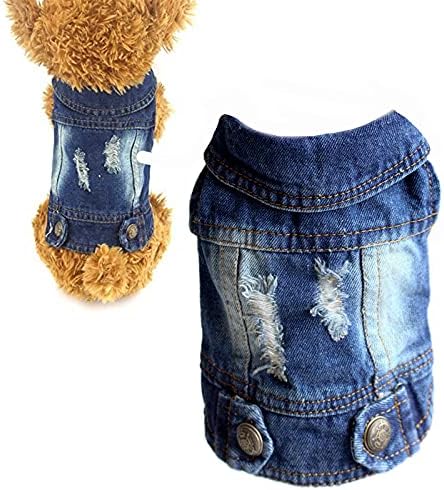dog jean jacket amazon