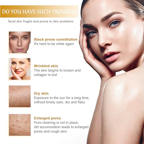 4Pcs Rice Raw Pulp Skincare Set, Anti Aging Skin Care Sets & Kits, Skincare Gift Set, Facial Kits for Women with Facial Cleanser,Essence,Cream & Eye Cream, Gift Set for Firming Hydrating Skin - Image 6